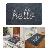 Maxbell Door Mat Mats Doormats Front Entrance Door Mats Indoor & Outdoor Gray 60x90cm