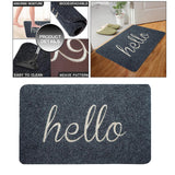 Maxbell Door Mat Mats Doormats Front Entrance Door Mats Indoor & Outdoor Gray 60x90cm
