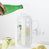 Maxbell Ice Ball Mold Kettle DIY Outdoors Cocktail Whiskey Ice Mould Pink