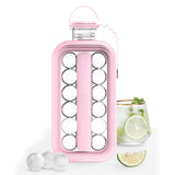 Maxbell Ice Ball Mold Kettle DIY Outdoors Cocktail Whiskey Ice Mould Pink