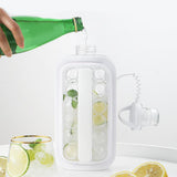 Maxbell Ice Ball Mold Kettle DIY Outdoors Cocktail Whiskey Ice Mould Gray