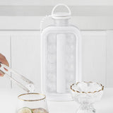 Maxbell Ice Ball Mold Kettle DIY Outdoors Cocktail Whiskey Ice Mould Gray