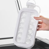 Maxbell Ice Ball Mold Kettle DIY Outdoors Cocktail Whiskey Ice Mould Gray