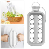 Maxbell Ice Ball Mold Kettle DIY Outdoors Cocktail Whiskey Ice Mould Gray