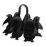 Maxbell Penguin Shaped Boiled Egg Cooker Holds 6 Eggs Storage Tray Kitchen Tool