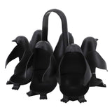 Maxbell Penguin Shaped Boiled Egg Cooker Holds 6 Eggs Storage Tray Kitchen Tool