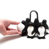 Maxbell Penguin Shaped Boiled Egg Cooker Holds 6 Eggs Storage Tray Kitchen Tool
