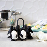 Maxbell Penguin Shaped Boiled Egg Cooker Holds 6 Eggs Storage Tray Kitchen Tool