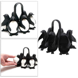 Maxbell Penguin Shaped Boiled Egg Cooker Holds 6 Eggs Storage Tray Kitchen Tool
