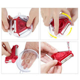 Maxbell Trio Peeler Slicer Julienne Cutter Multifunction Vegetable Grater Tool