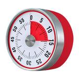 Maxbell 3 Inch Round Kitchen Mechanical Timer Countdown Count Up Alarm Cooking Red