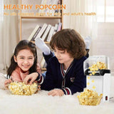 Maxbell Hot Air Popcorn Machine Fast Popcorn Popper for Home Family Kitchen Gadgets