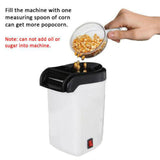 Maxbell Hot Air Popcorn Machine Fast Popcorn Popper for Home Family Kitchen Gadgets