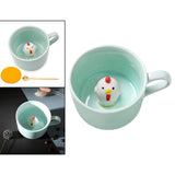 Maxbell Ceramic Cup Cute Animals Inside Mug Coffee Tea Milk 3D Cartoon Mugs Chick