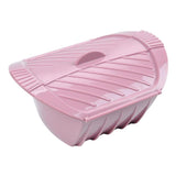 Maxbell Microwave Steamer Silicone Steamer With Lid Popcorn Bowl Oven Roaster Steam 24.5x19x11cm
