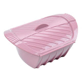 Maxbell Microwave Steamer Silicone Steamer With Lid Popcorn Bowl Oven Roaster Steam 24.5x19x11cm