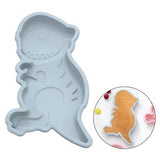 Maxbell  Easter Cake Mold Chocolate Candy Mold Fondant Making Tool Dinosaur Blue