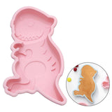 Maxbell  Easter Cake Mold Chocolate Candy Mold Fondant Making Tool Dinosaur Pink