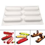 Maxbell  Long Strip Silicone Mold Mousse Baking Mould For DIY Cake Dessert Chocolate