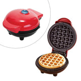 Maxbell Waffle Maker Metal Non-Stick Round Plate Baking Pan for Restaurant Kitchen