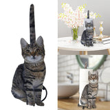 Maxbell Bathroom Paper Towel Paper Holder Toilet Roll Holder Cat Towel Holder Gray