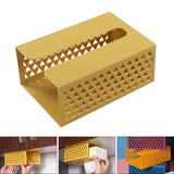 Tissue Box Cover Tissue Holder Organizer Napkin Paper Box for Bathroom Decor Yellow