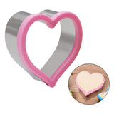 Maxbell  Nonstick Cookies Cutter Paste Pastry Baking Mold Heart Shape Pink