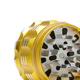 Maxbell 4 Layers Herb Grinder Metal Aluminum Alloy Cigarette Tobacco Crusher Gold