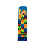 Maxbell Advent Calendar 2021 Ramadan Decorations 30 Days Eid Mubarak Hanging Felt Multicolor