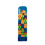 Maxbell Advent Calendar 2021 Ramadan Decorations 30 Days Eid Mubarak Hanging Felt Multicolor