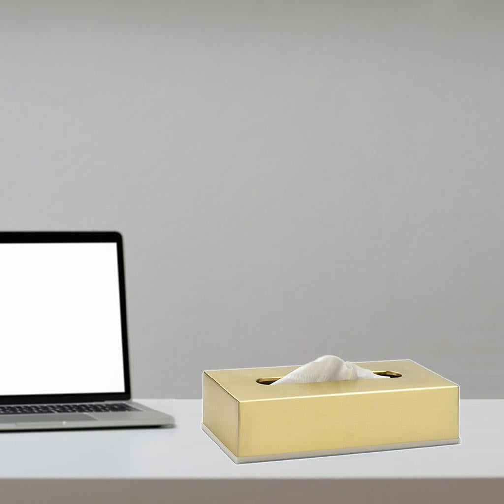Square Tissue Box Stylish Napkin Holder Paper Container Car Bedroom Decor