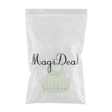 Maxbell Kitchen Sink Corner Hanging Drain Rack with Adjustable Button Light Green