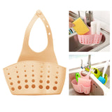 Maxbell Kitchen Sink Corner Hanging Drain Rack with Adjustable Button Khaki