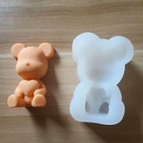 Maxbell Silicone Mold Baking Tool Valentines' Day Handmade Cake Candy Bakeware Bear