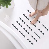 Maxbell Set of 24 Anti Slip Bath Tape Shower Pad w/ Shovel for Stairs Outdoors Black