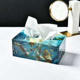 Retro European Style Bathroom Tissue Box Luxury Paper Holder Organizer D