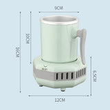 Maxbell Portable Quick Electric Beverage Cup Cooler for Milk Coffee Blue