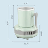 Maxbell Portable Quick Electric Beverage Cup Cooler for Milk Coffee Blue