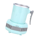 Maxbell Portable Quick Electric Beverage Cup Cooler for Milk Coffee Blue