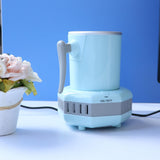 Maxbell Portable Quick Electric Beverage Cup Cooler for Milk Coffee Blue