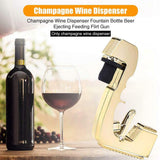 Maxbell  Champagne Gun Wine Stopper Dispenser Corkscrew Beer Ejector Golden