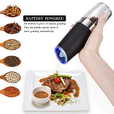 Maxbell  Automatic Electric Salt and Pepper Grinder Herb Mill Shakers Kitchen Gadgets