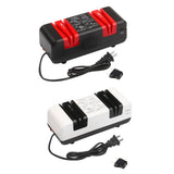 Maxbell Electric Knife Sharpener 15 Degree Bevel 2 Wide Stages Grooves Black white
