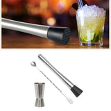 Maxbell  Cocktail Shaker Set Drink Maker Mixer Bar Tool Stainless Steel Bartender Kit