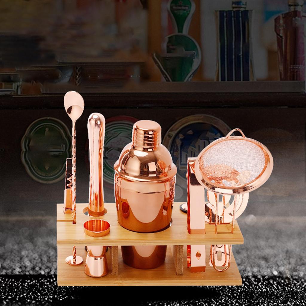 Maxbell  Bartending Martini Cocktail Shaker Making Kit 11pcs Accessories Professional