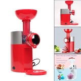 Maxbell Home Electric Frozen Fruit Ice Cream Maker Yogurt Sorbet Machine Red