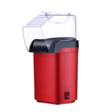 Maxbell Hot Air Electric Popcorn Popper Maker Machine Fat-Free Removable Cover Red