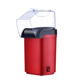 Maxbell Hot Air Electric Popcorn Popper Maker Machine Fat-Free Removable Cover Red