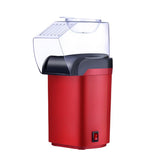 Maxbell Hot Air Electric Popcorn Popper Maker Machine Fat-Free Removable Cover Red