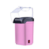 Maxbell Hot Air Electric Popcorn Popper Maker Machine Fat-Free Removable Cover Pink